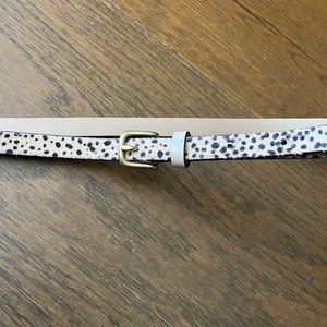 J.Crew Leopard Belt M